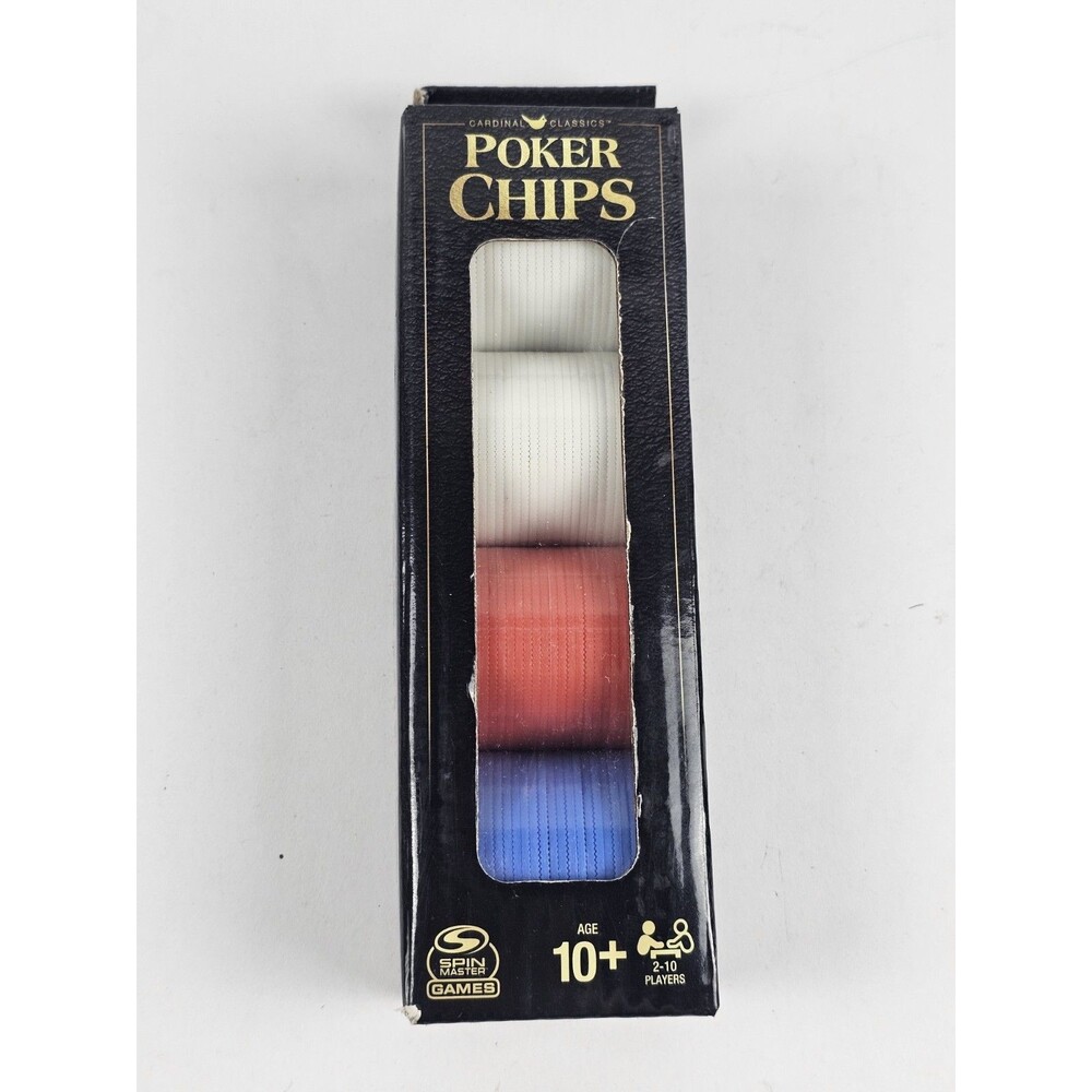 Spin Master Cardinal Classics Poker Chips 100 Piece Set New